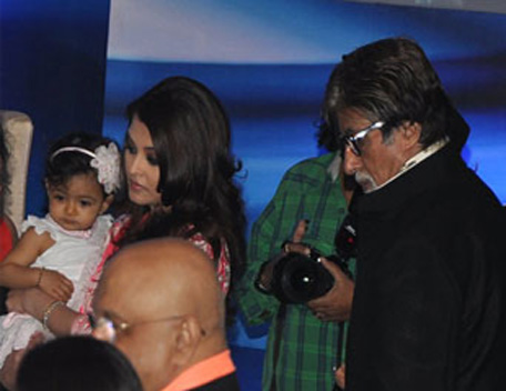 Aaradhya Bachchan celebrates first Diwali in Bachchan style